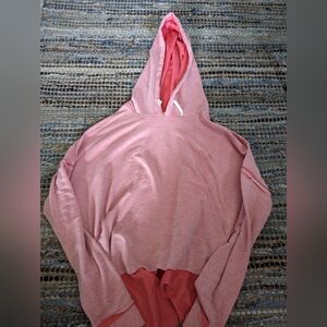 San Francisco City Lights Reversible Hoodie Pink Hot Pink Women's L L/S Pullover